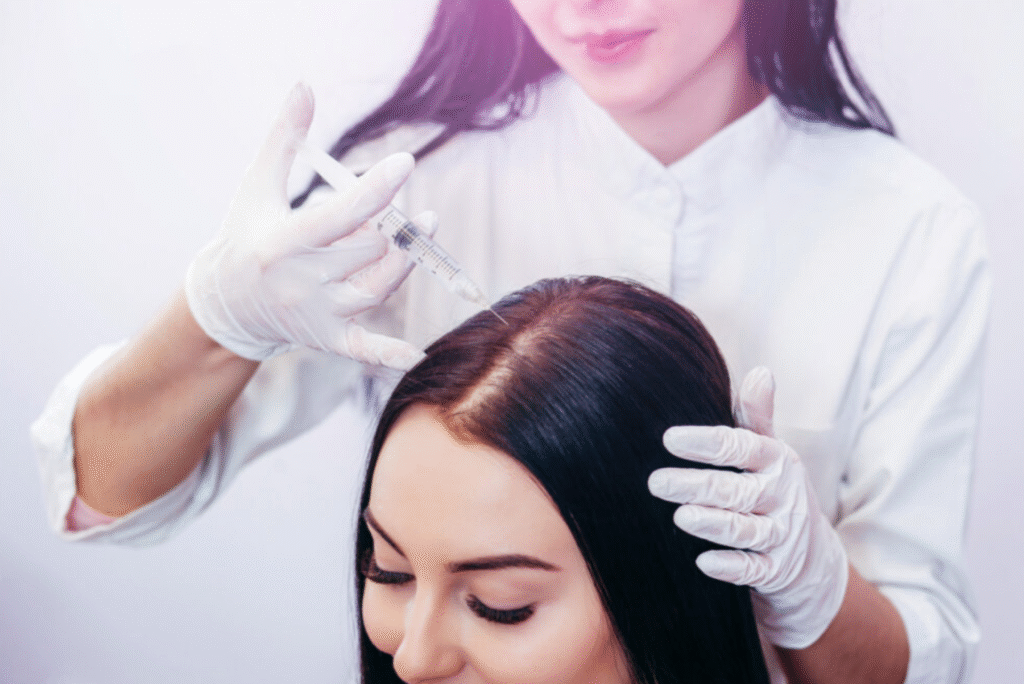 Peptydowa terapia włosów